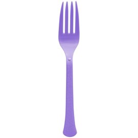 Boxed, Heavy Weight Forks, High Ct. - New Purple 50ct