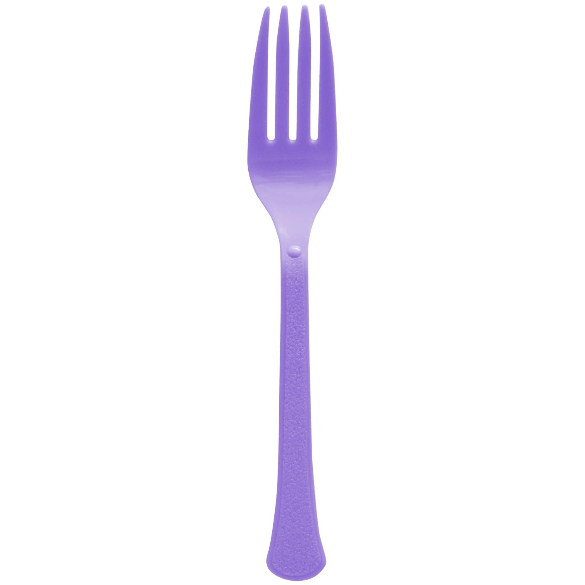 Boxed, Heavy Weight Forks, High Ct. - New Purple 50ct