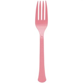 Boxed, Heavy Weight Forks, High Ct. - New Pink 50ct
