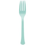 Boxed, Heavy Weight Forks, High Ct. - Robin's-Egg Blue 50ct