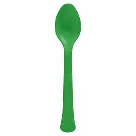 Boxed, Heavy Weight Spoons, High Ct. - Festive Green 50ct