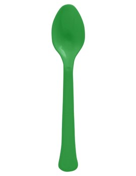 Boxed, Heavy Weight Spoons, High Ct. - Festive Green 50ct