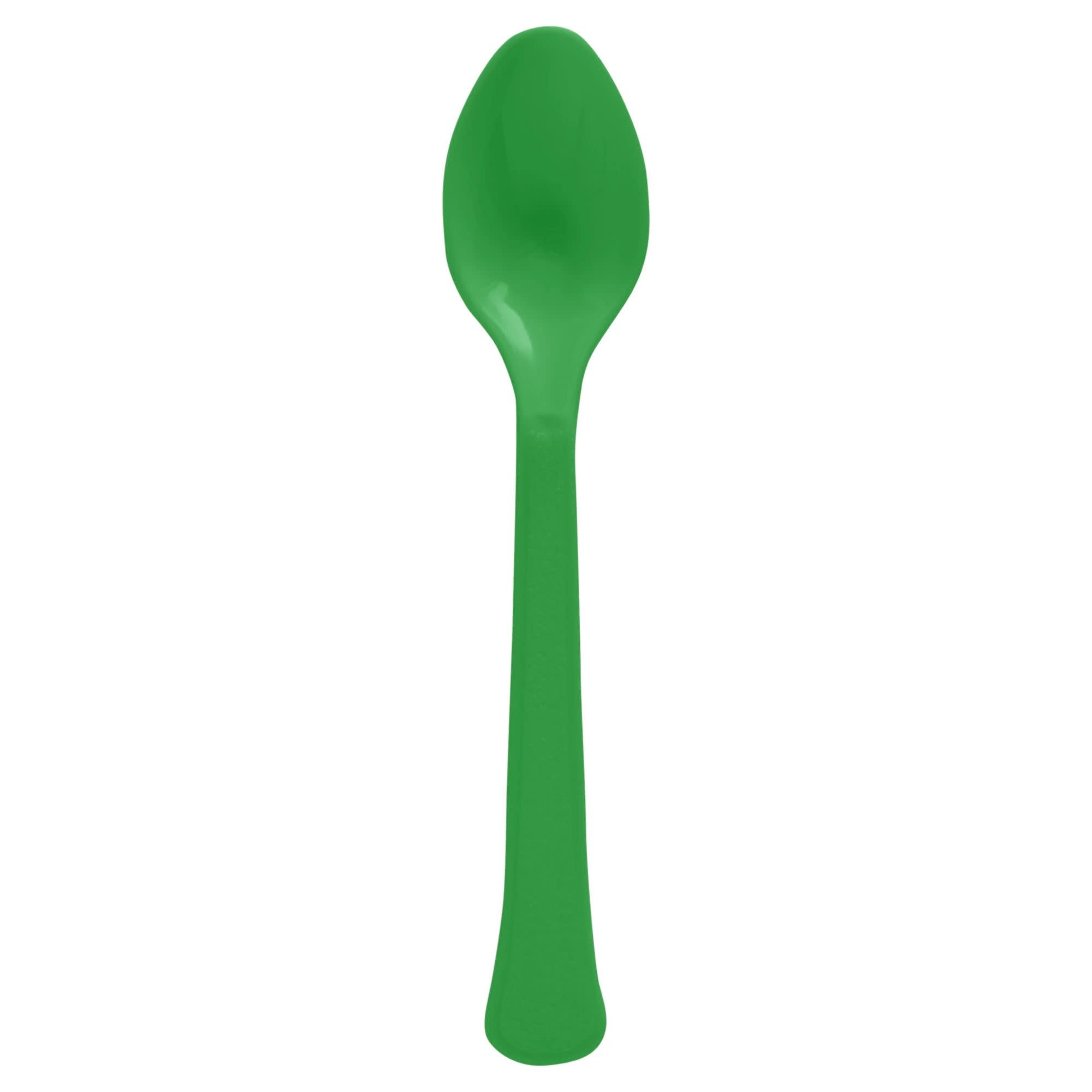 Boxed, Heavy Weight Spoons, High Ct. - Festive Green 50ct