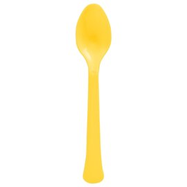 Boxed, Heavy Weight Spoons, High Ct. - Yellow Sunshine 50ct