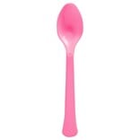 Boxed, Heavy Weight Spoons, High Ct. - Bright Pink 50ct