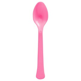 Boxed, Heavy Weight Spoons, High Ct. - Bright Pink 50ct