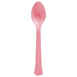 Boxed, Heavy Weight Spoons, High Ct. - New Pink 50ct