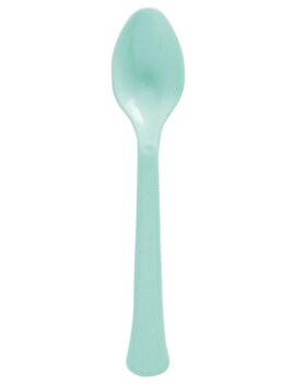 Boxed, Heavy Weight Spoons, High Ct. - Robin's-Egg Blue 50ct