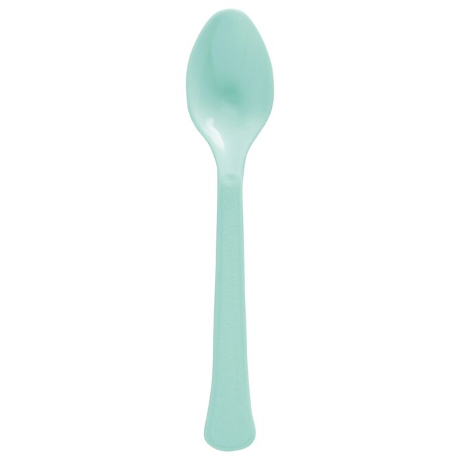 Boxed, Heavy Weight Spoons, High Ct. - Robin's-Egg Blue 50ct