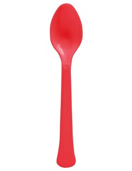 Boxed, Heavy Weight Spoons, High Ct. - Apple Red 50ct