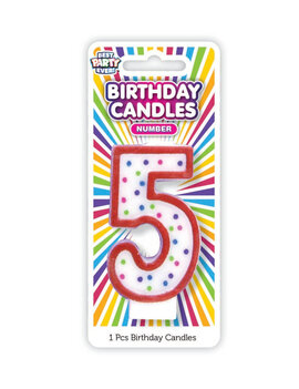 Birthday Candle Number 5