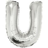 16" Letter U - Silver