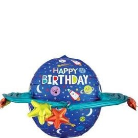 Jumbo Birthday Colorful Galaxy Ultra Foil Balloon