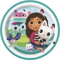 Gabby's Dollhouse 7" Round Plates, 8ct