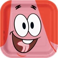 SpongeBob© 7" Square Plates, 8ct