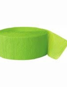 Kiwi Crepe Streamer 81’