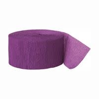 Solid Rolls Crepe ‑ Pretty Purple , 81'