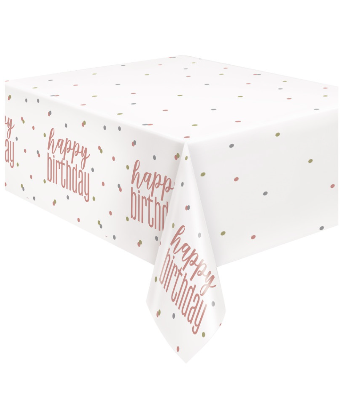 Rose Gold Glitz Table Cover 54x84