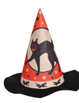 Vintage Halloween Felt Witch Hat