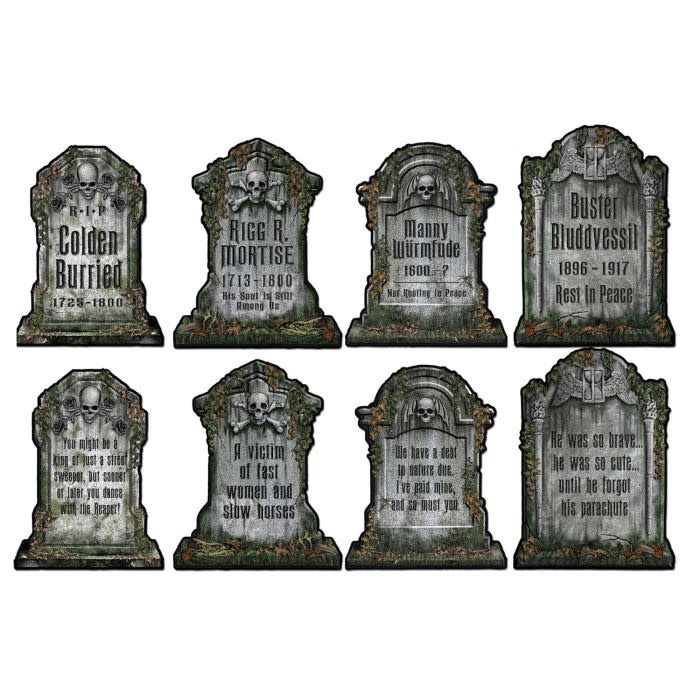 Pkgd Tombstone Cutouts, 4ct