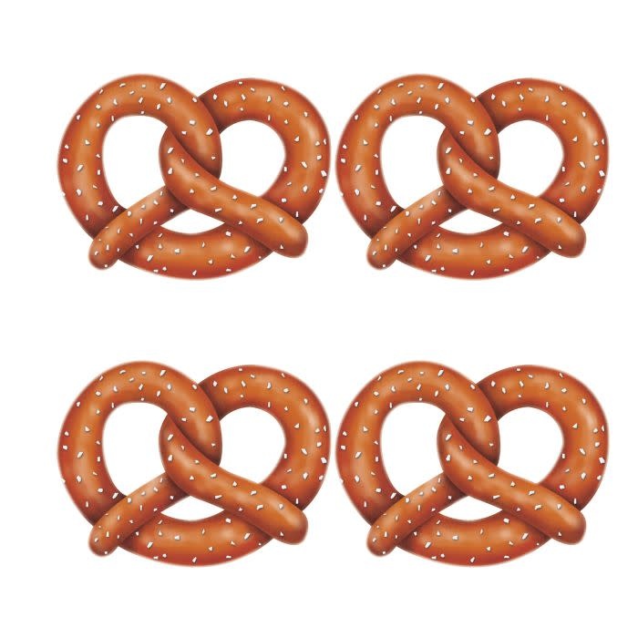 Pretzel Cutouts, 4ct