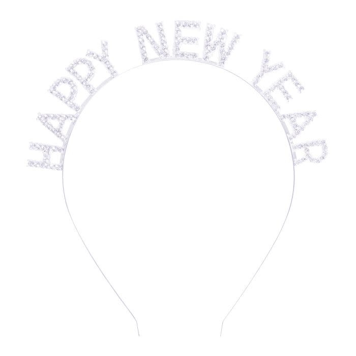 Rhinestone Happy New Year Headband