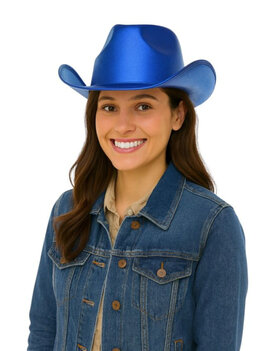 Blue Cowboy Hat