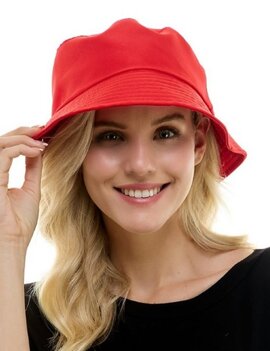 Red Bucket Hat