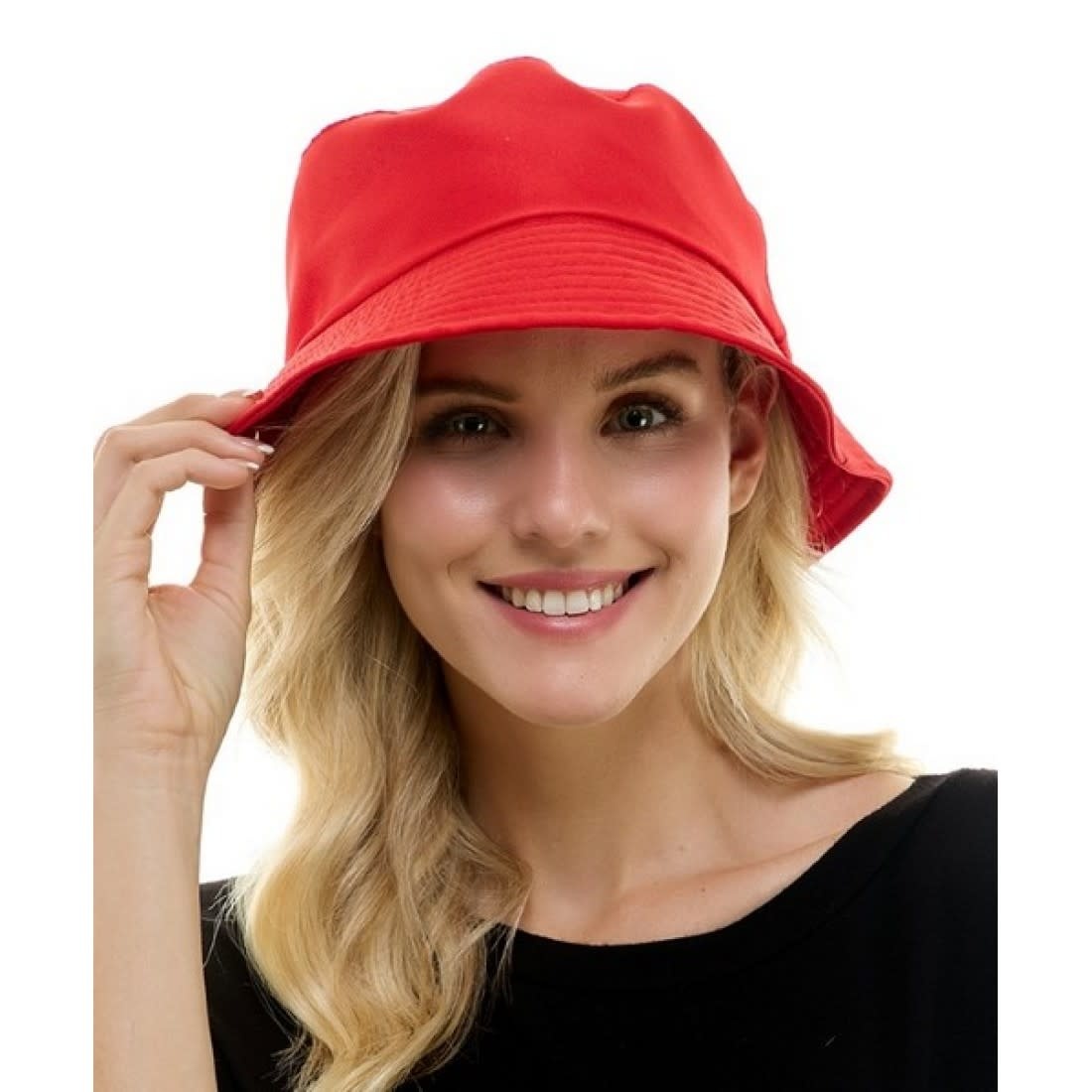 Red Bucket Hat
