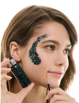 Black Glitter Makeup Kit