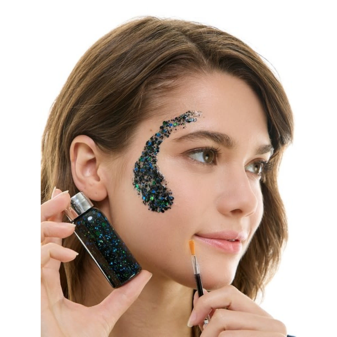 Black Glitter Makeup Kit