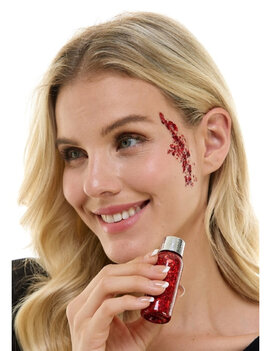 Red Glitter Makeup Kit
