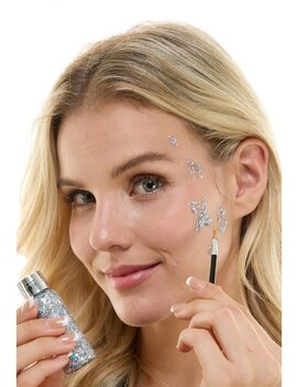 Silver Glitter Makeup Kit