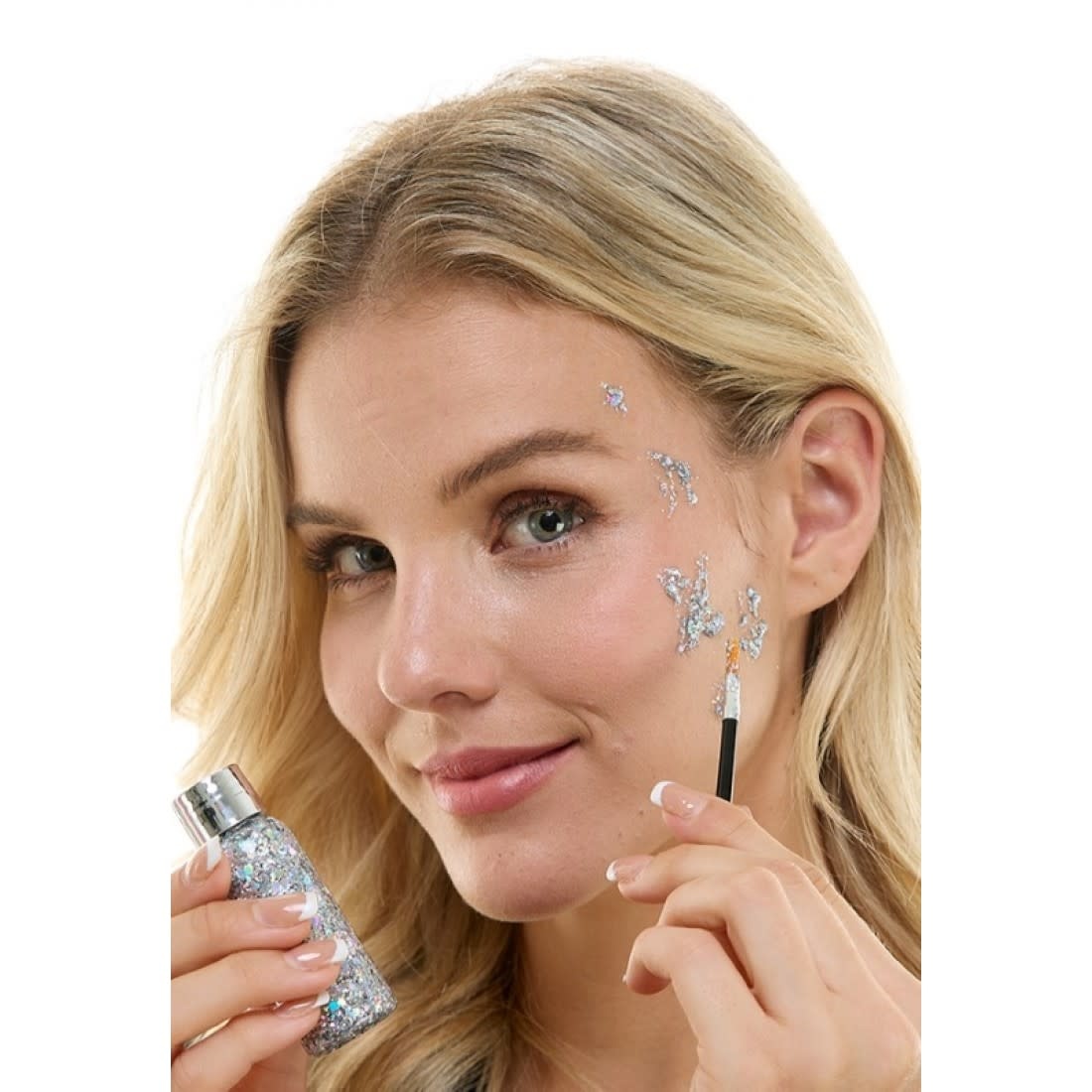 Silver Glitter Makeup Kit