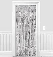 1" Wide cut - Silver Tinsel Door Curtain - 3'x8'