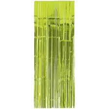 1" Wide cut - Kiwi Tinsel Door Curtain - 3'x8'