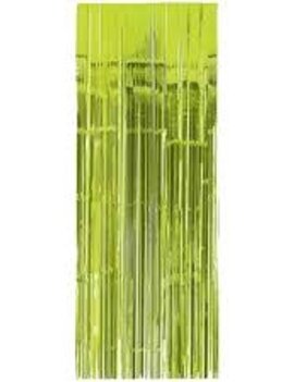 1" Wide cut - Kiwi Tinsel Door Curtain - 3'x8'