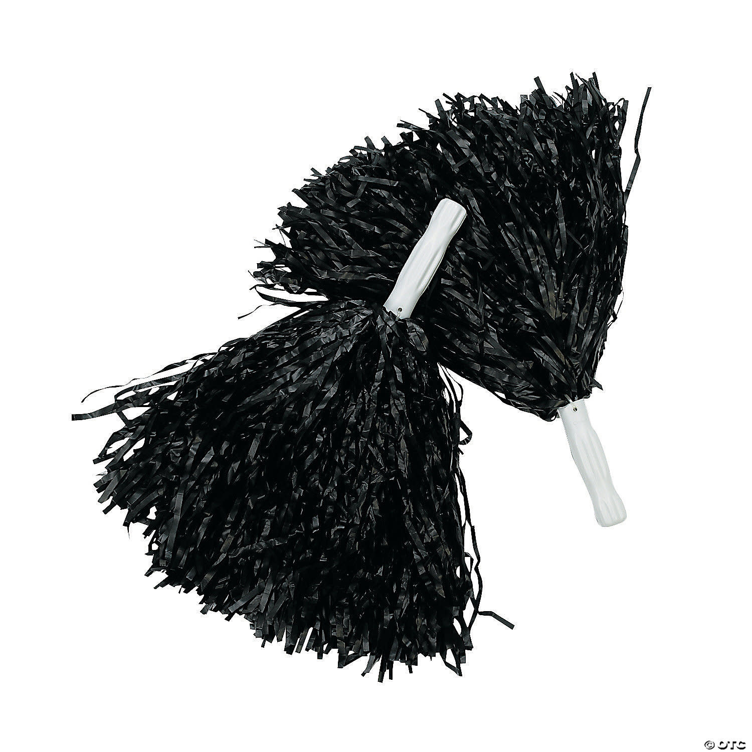 12" Pom Pom -  Black, 2ct