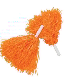 12" Pom Pom - Orange, 2ct