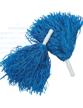 12" Pom Pom -  Royal Blue, 2ct