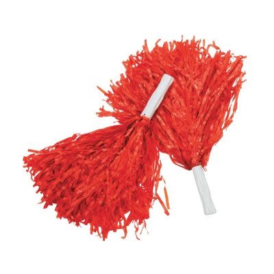 12" Pom Pom - Red, 2ct