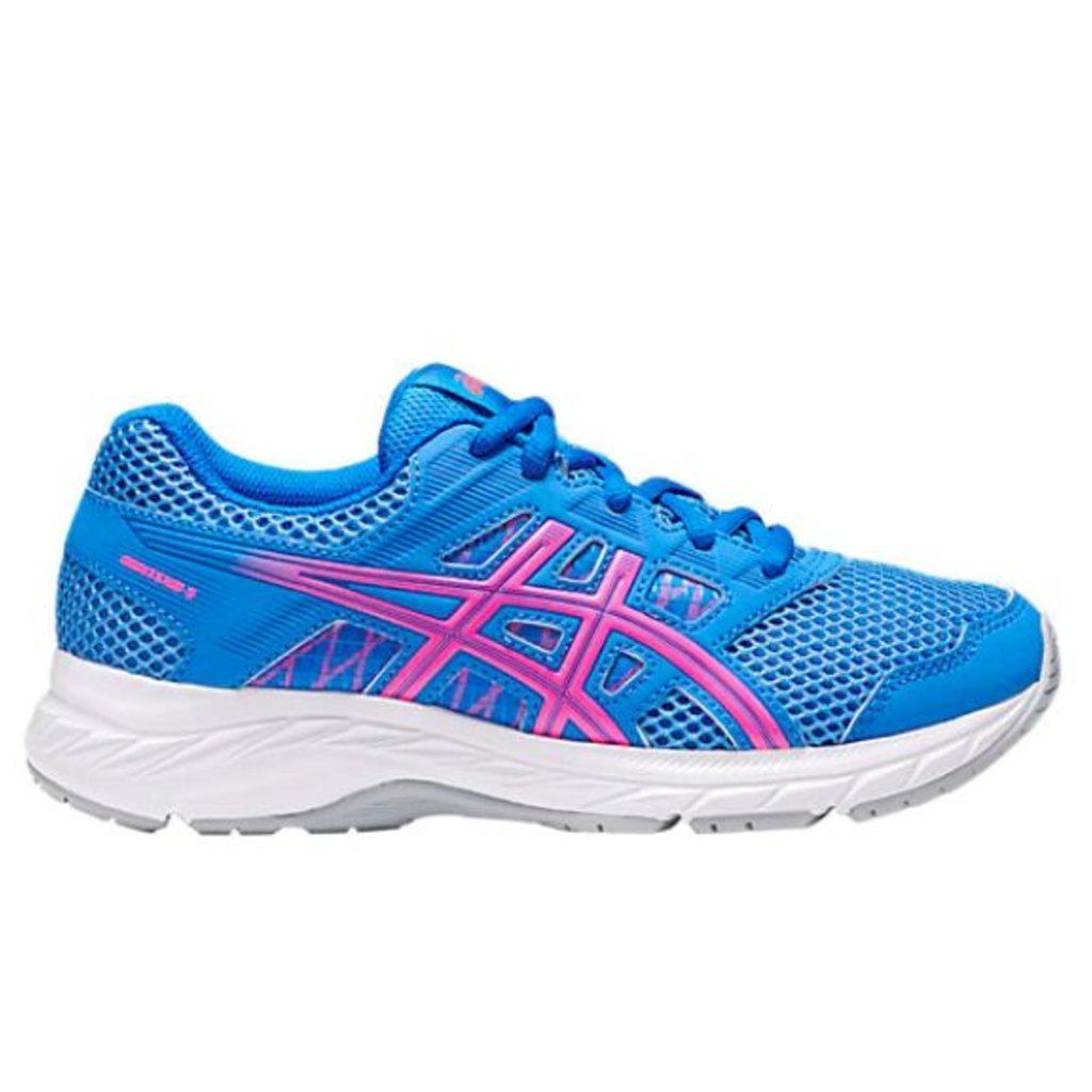 blue and pink asics