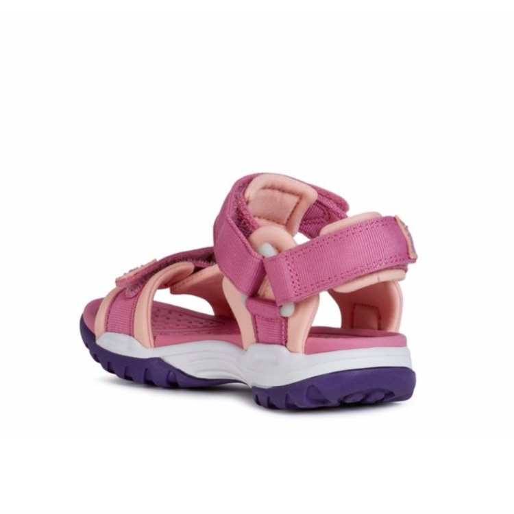 Geox J Borealis (OT) Fuchsia/Salmon