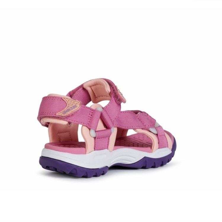 Geox J Borealis (OT) Fuchsia/Salmon