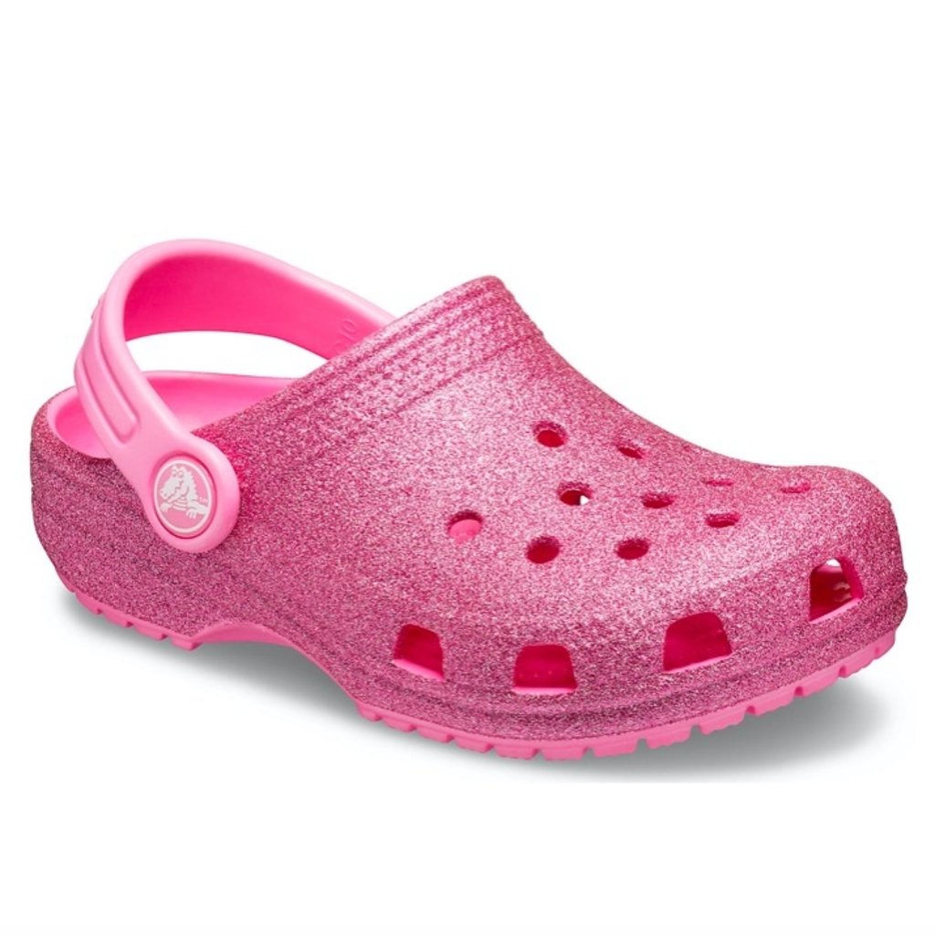kids sparkle crocs