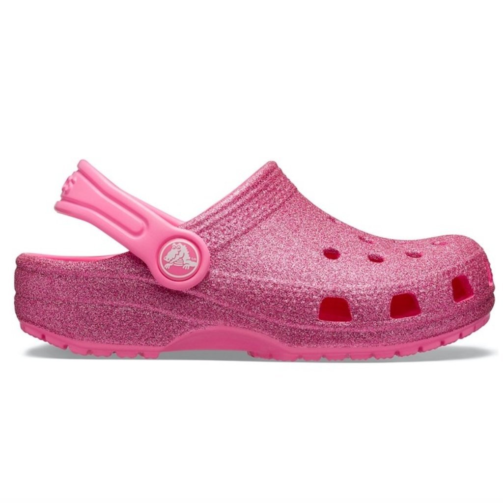 crocs glitter pink