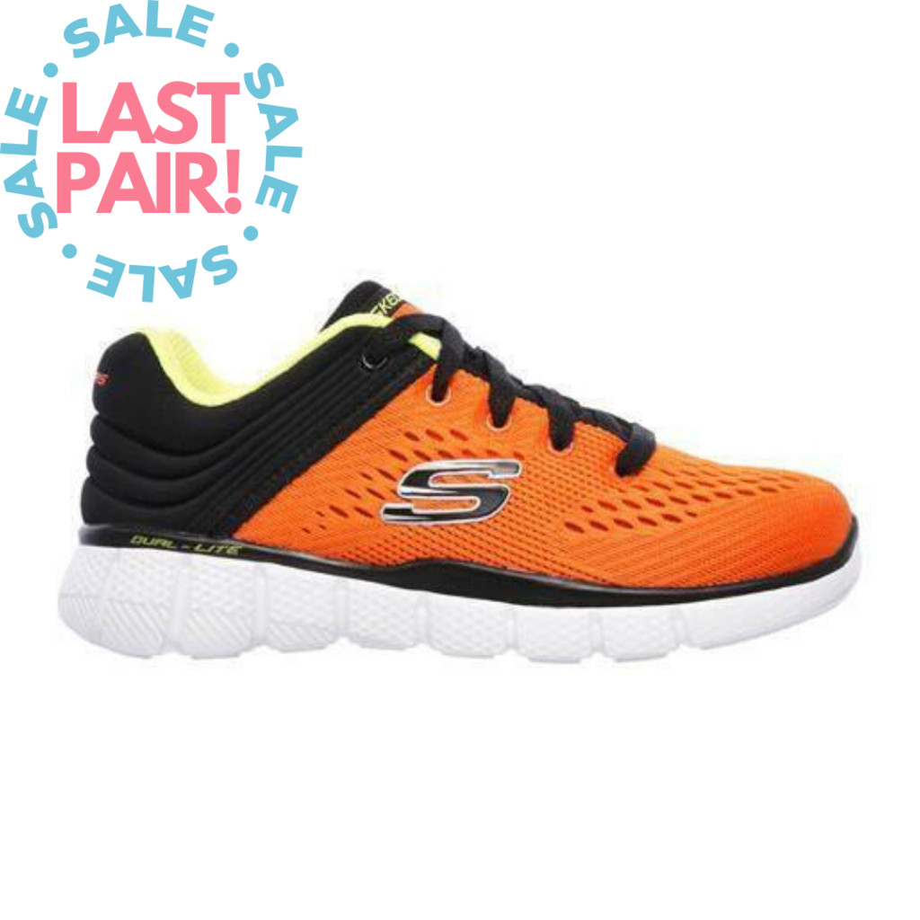 skechers orange sneakers
