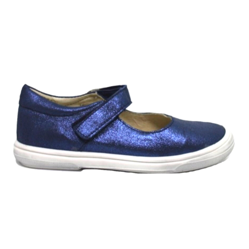Arte Essem Mary Jane Blue Sparkle (Toddler 8, 8.5, 9)