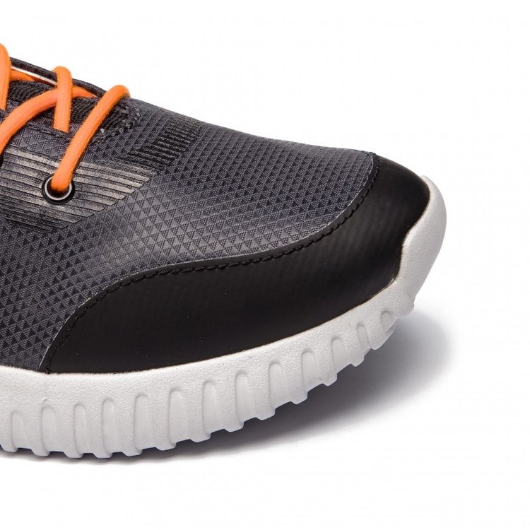 Geox Geox J Waviness Black/Orange Lace