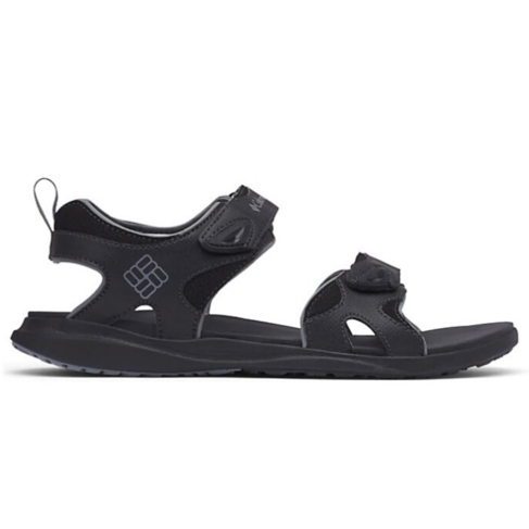 Columbia Men's 2 Strap Sandal Black/Grey